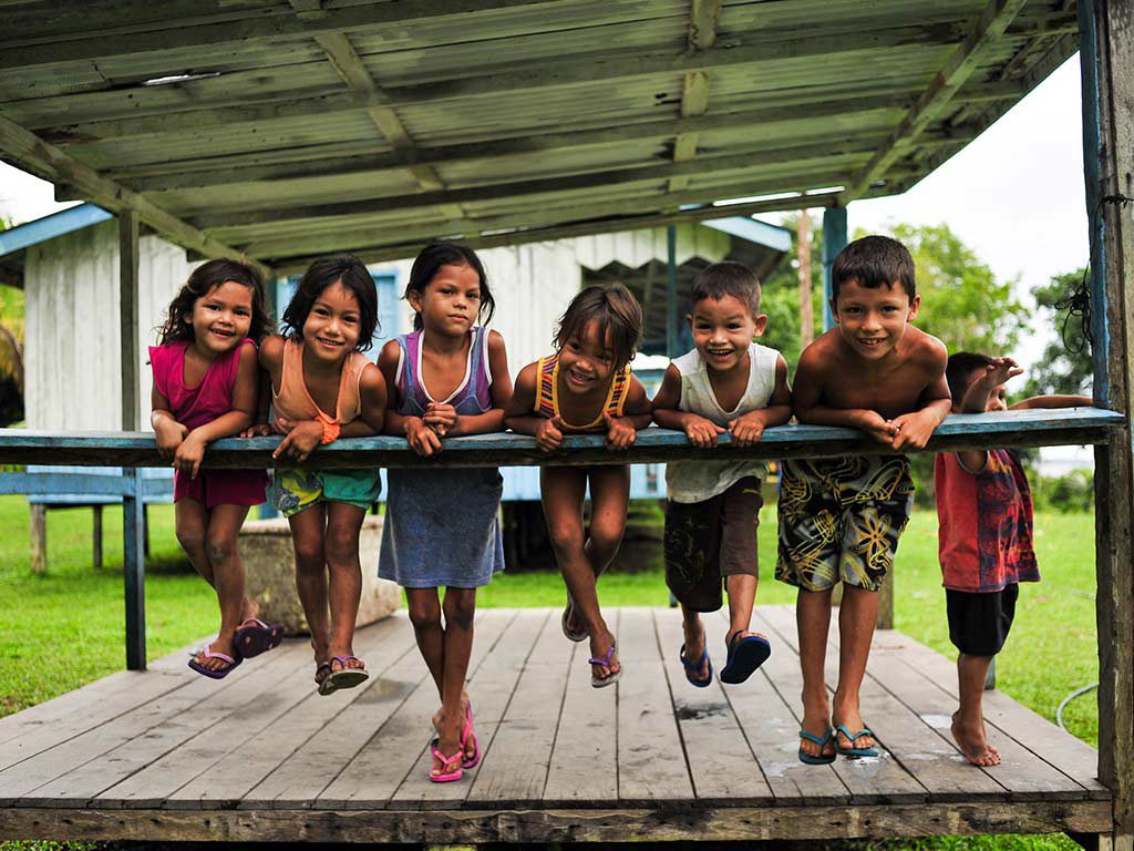children the amazon brazil