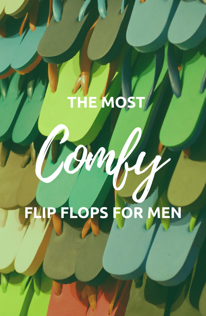 mens comfortable flip flops