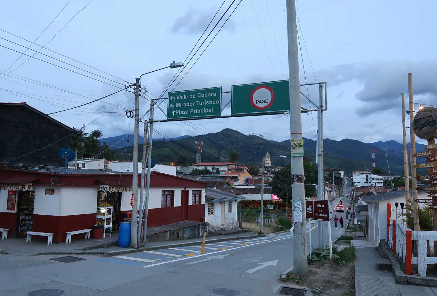 arriving in salento from medellin