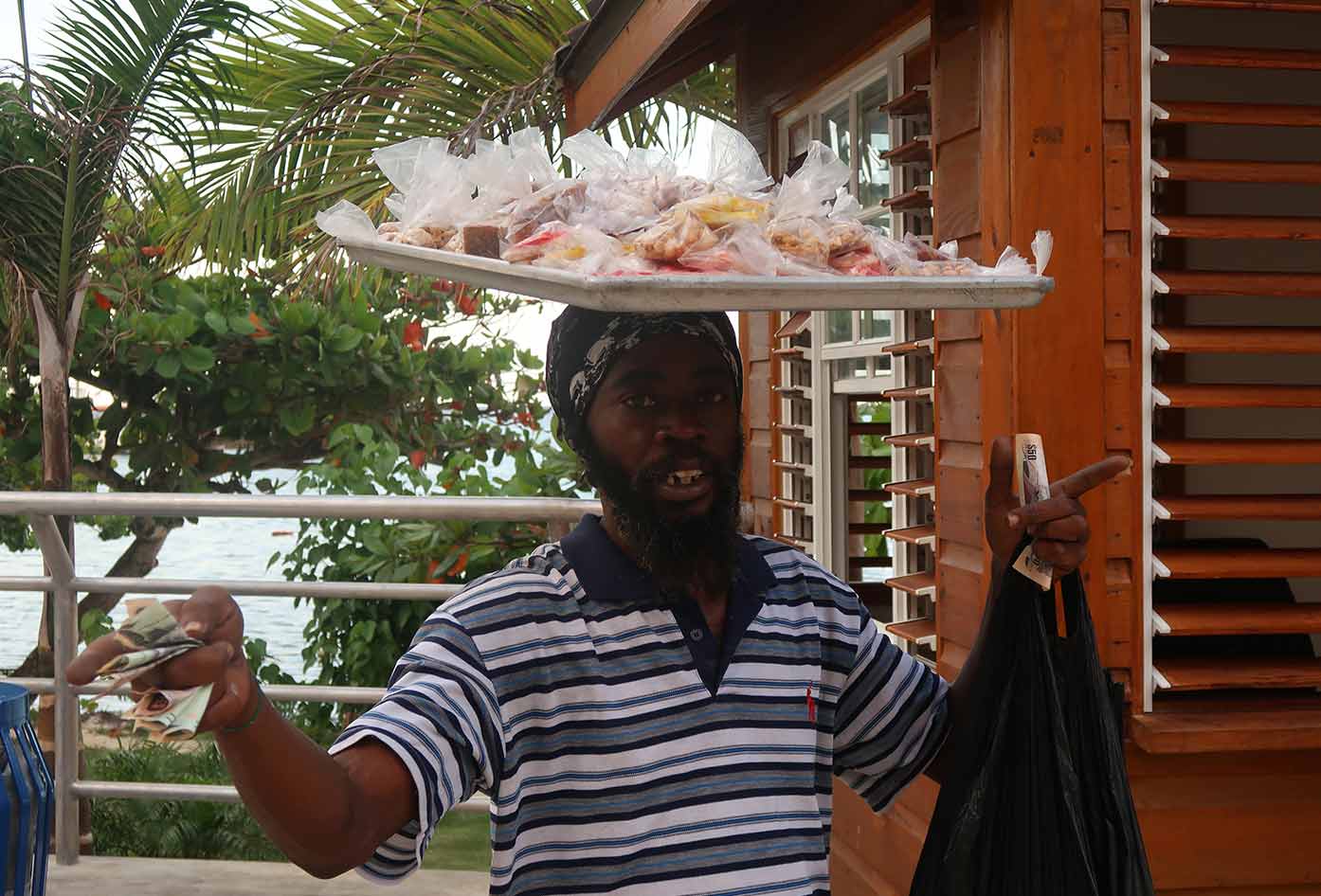 jamaican street vendor