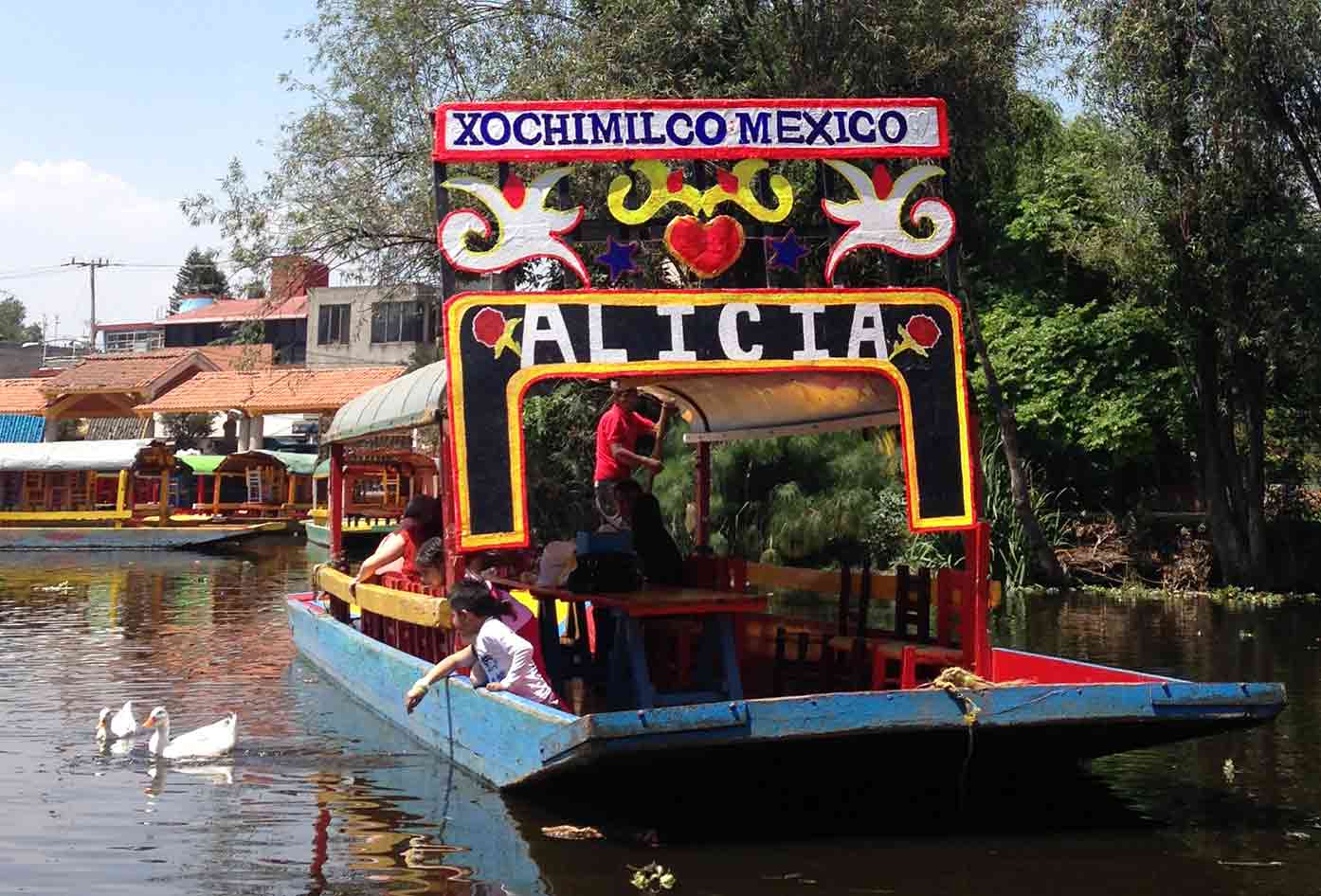 xochimilco boats floating gardens