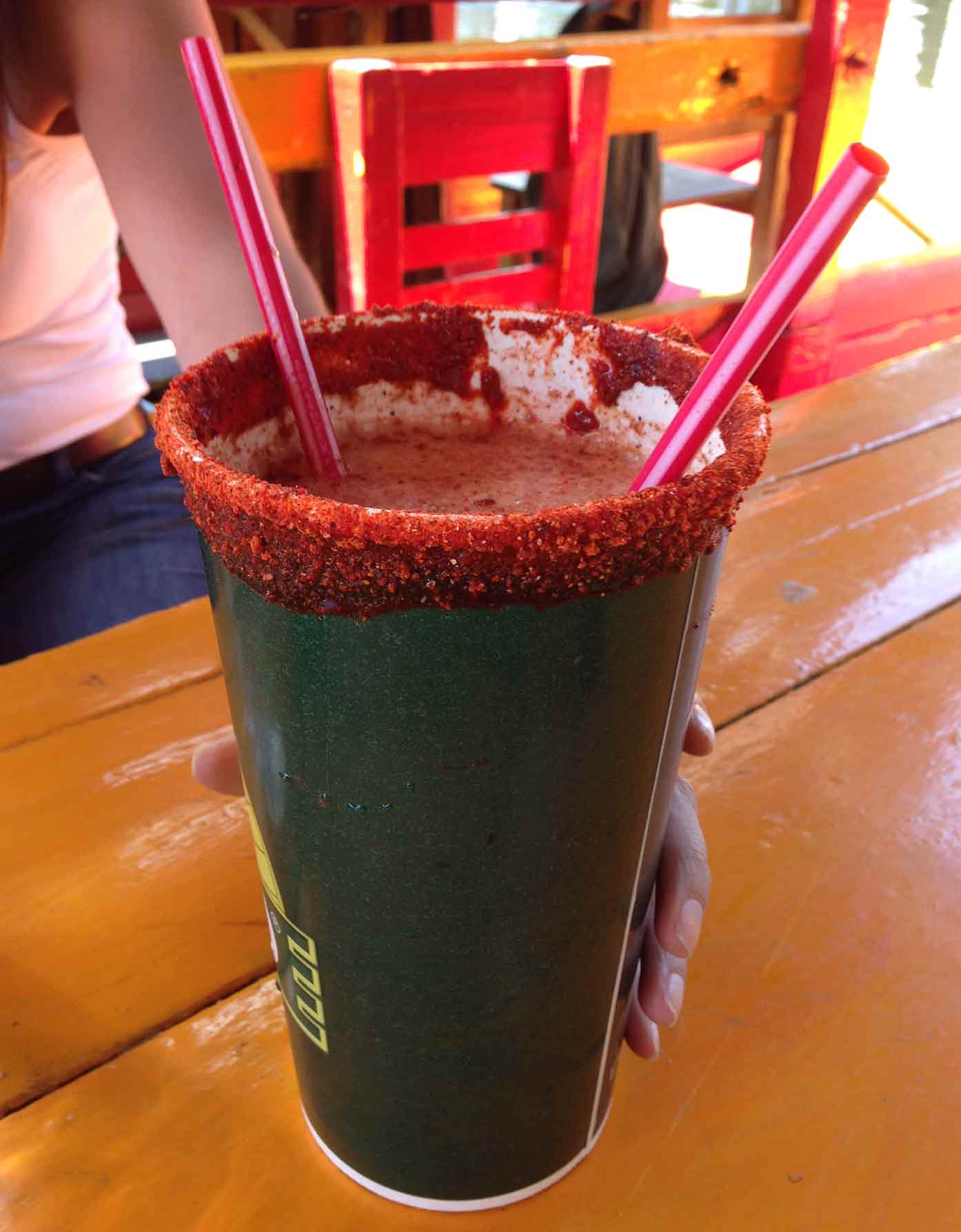 micheladas at xochimilco