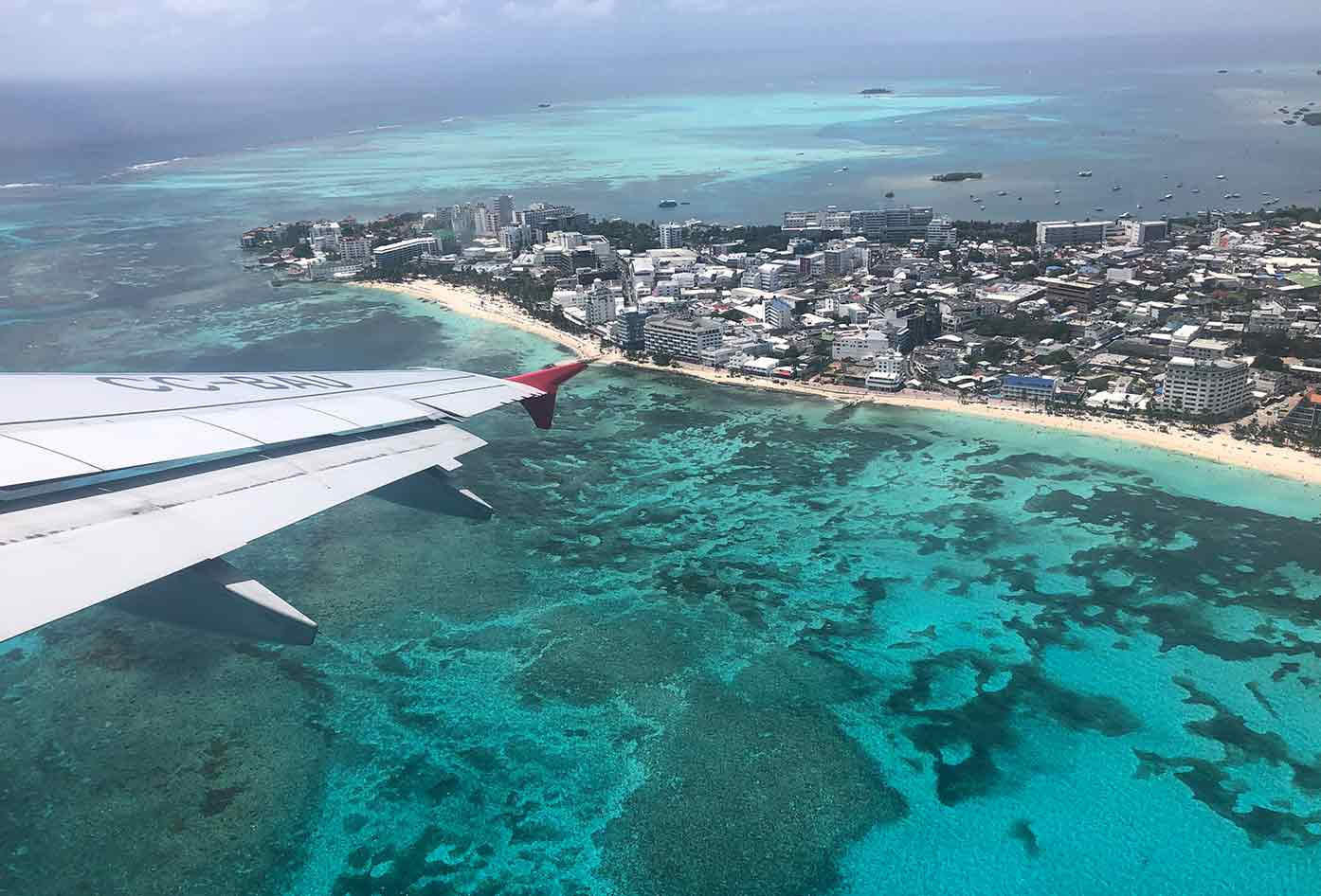 san andres aerial view