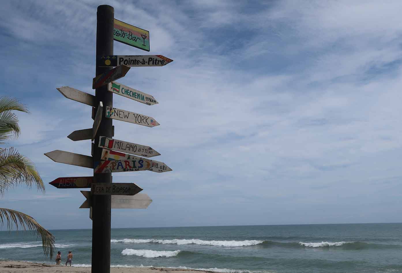 costeno beach signs