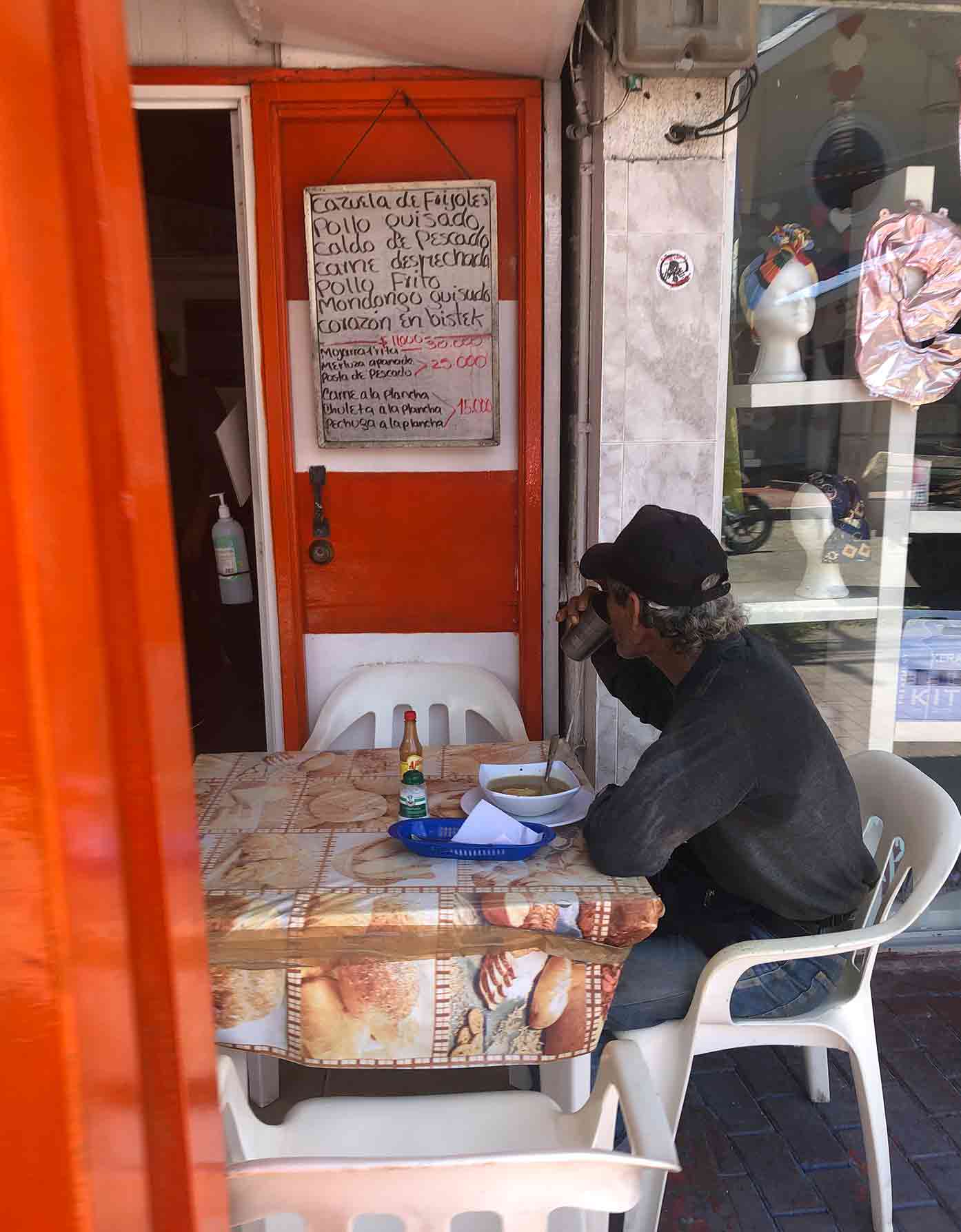 san andres food menu