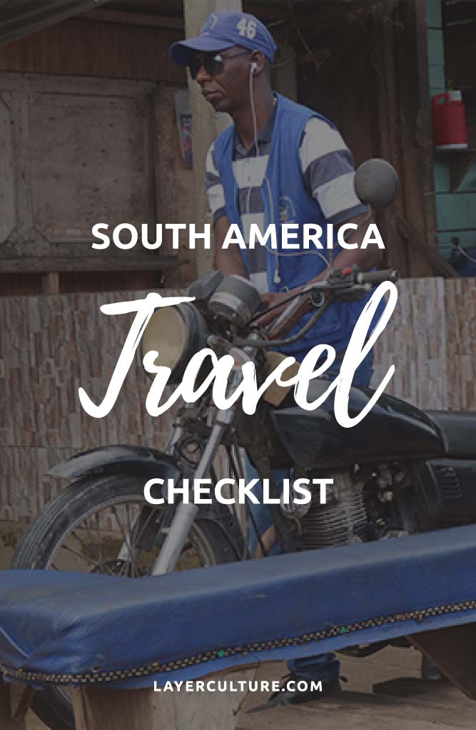 backpacking in south america packing list