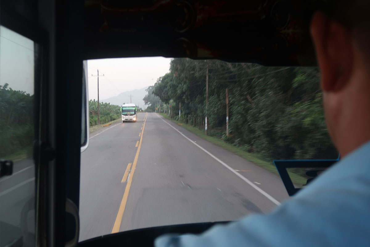 voyage en bus colombie