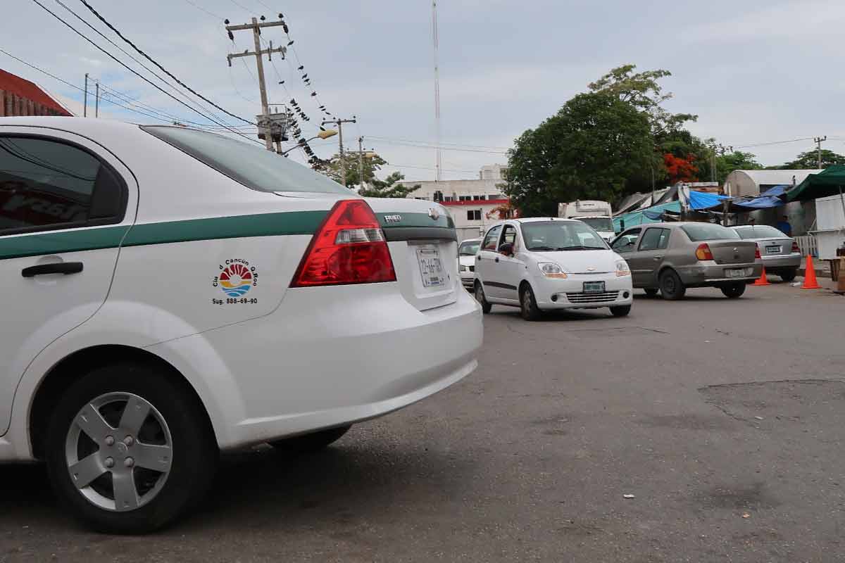 sécurité des taxis à cancun mexique