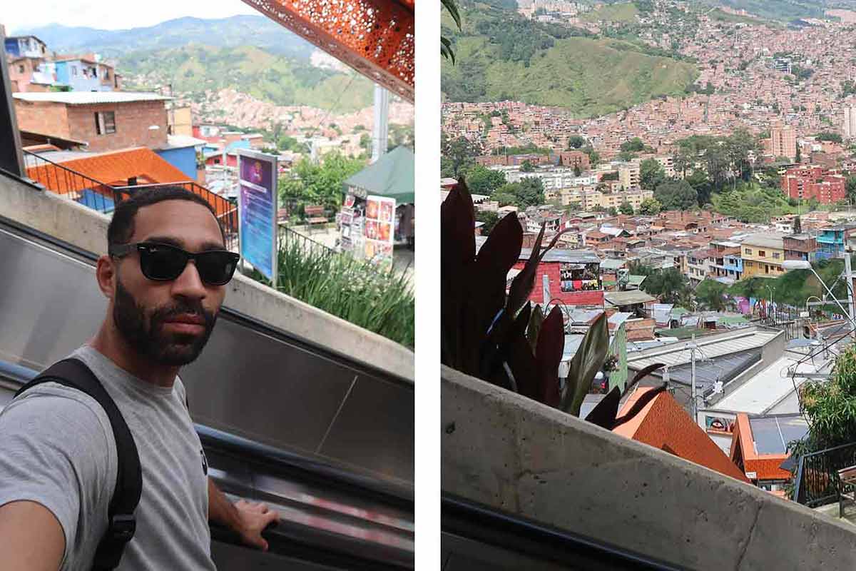 dan visiting comuna 13 medellin