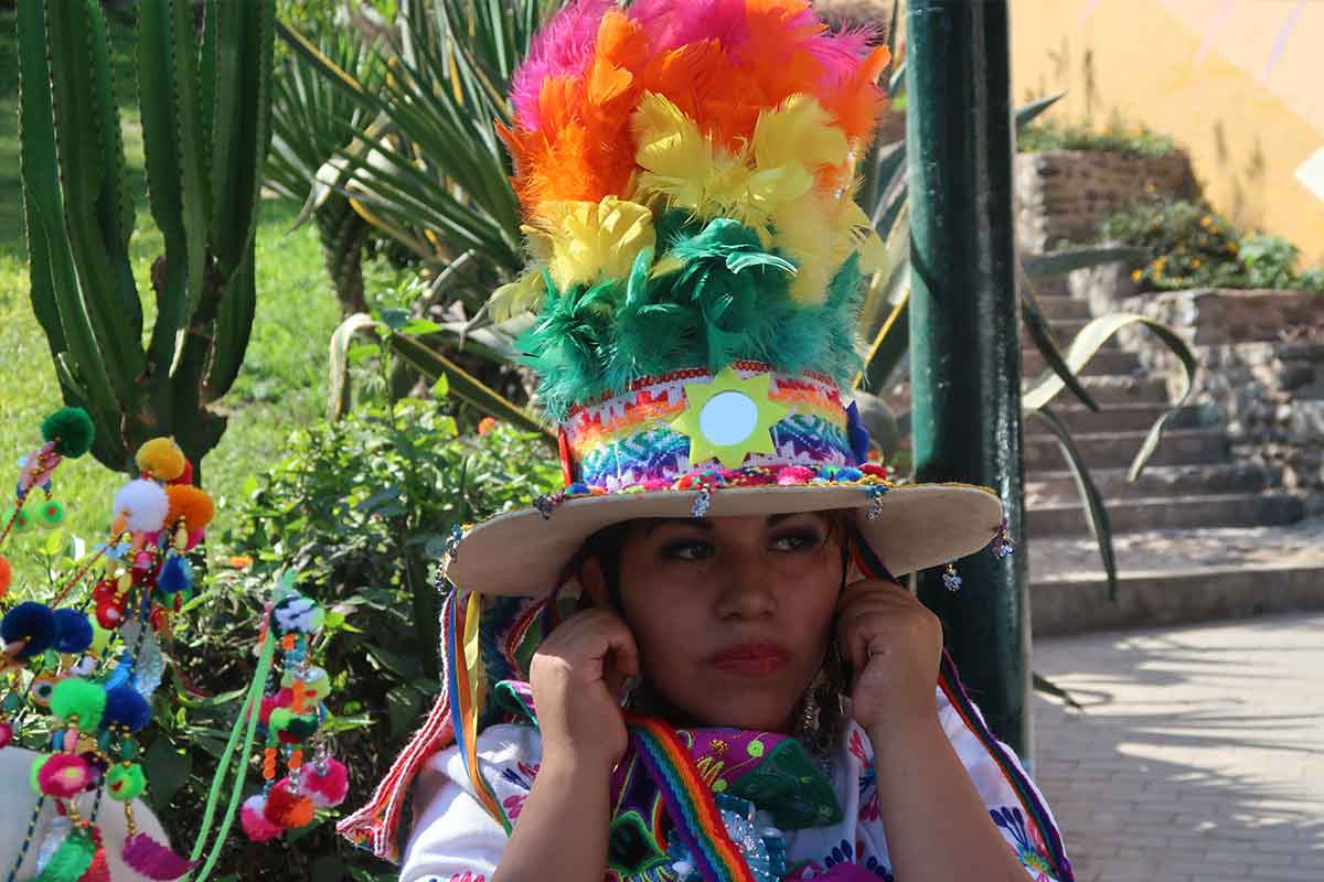 woman in peru