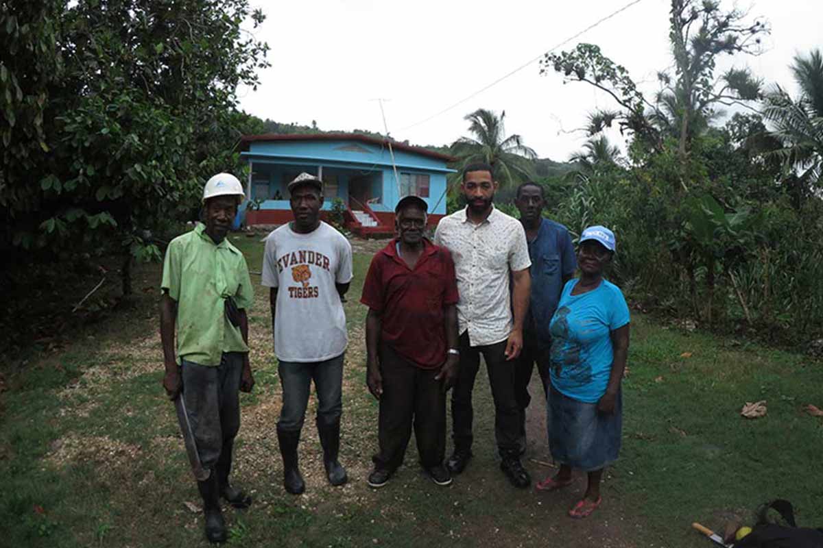 dan with locals jamaica