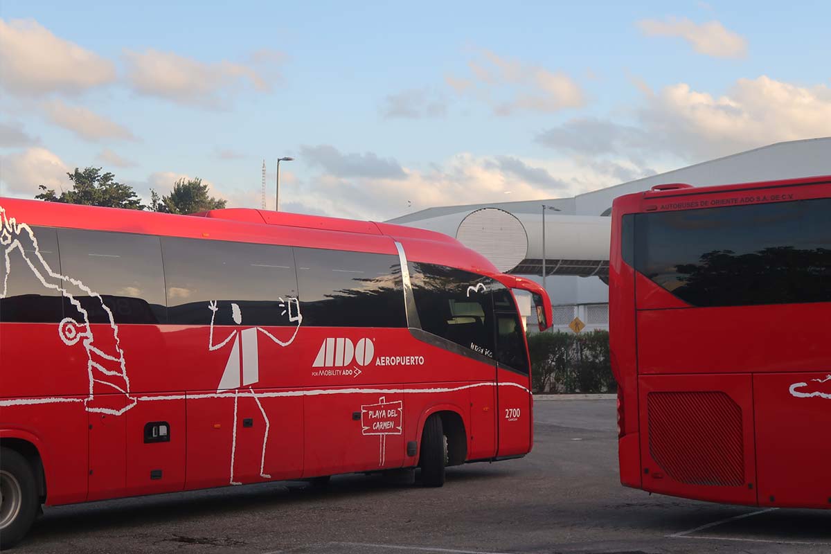 ado bus cancun airport mexico