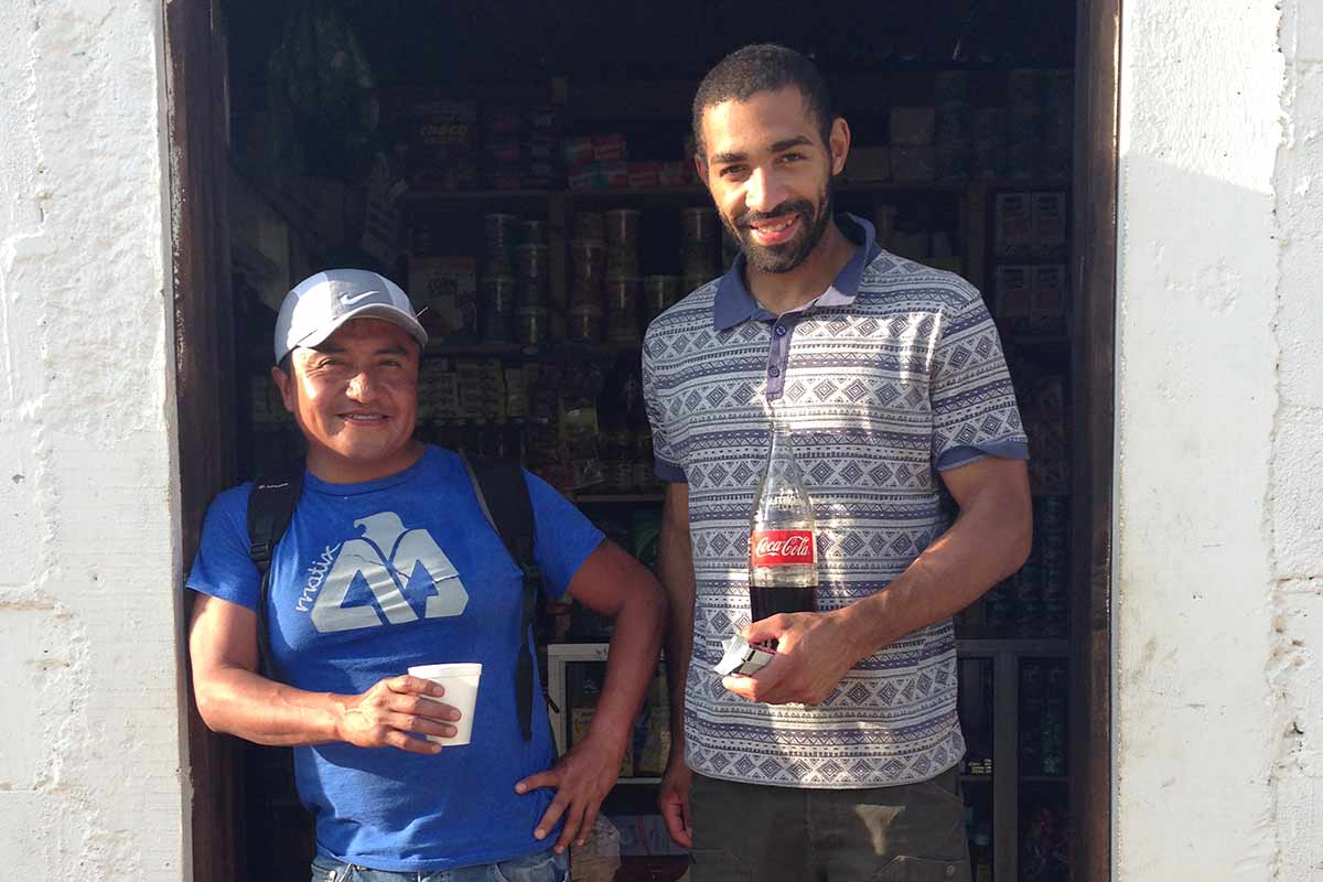 dan with local antigua guatemala