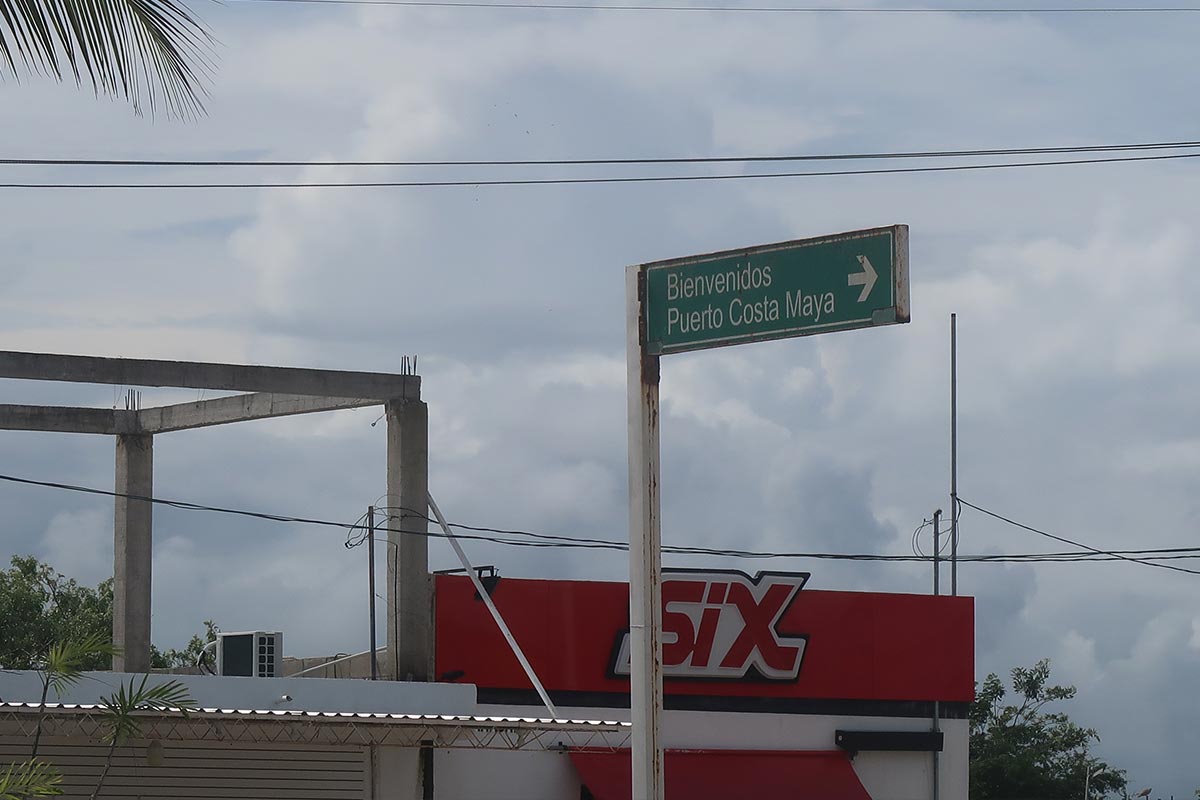 puerto costa maya directions